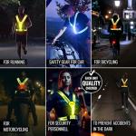 AVANTO LED Reflective Vest, Original, USB-C, High Visibility Safety Vest, Reflective Gear with Free Safety Courses, Running Lights for Runners, Dog Walking, Biking, Motorcycle, Driver