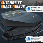 West Biking Bike Mirror, 360° Adjustable HD Shatterproof Bicycle Mirror, Aluminium Alloy Mirror Stem Provides Exceptional Stability,Handlebar-End Rear-View Mirror Suitable For E-Bike(Left)