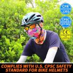 R2Depot Premium Bike Helmet, Lightweight Adjustable 57-62cm, 22 Vents Adults Bicycle Helmet with Headband (Gradient Blue Purple)