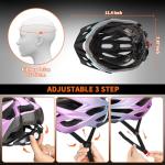 R2Depot Premium Bike Helmet, Lightweight Adjustable 57-62cm, 22 Vents Adults Bicycle Helmet with Headband (Gradient Blue Purple)