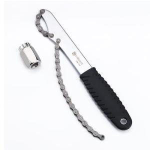 Dymoece Bike Cassette Lockring Removal Tool Bicycle Chain Whip Tool Kit Sprocket Remover Kit Compatible with Shimano Sram Freewheel Turner Install Removal