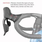 PUYUEYAO Road Bike Mirror, Cycling rearview mirrors, Wide Angle Convex Adjustable Rotatable Scratch Resistant Shockproof bicycle Mirrors of road Bikes, Mount to road bike handlebar (LEFT)