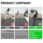 PUYUEYAO Road Bike Mirror, Cycling rearview mirrors, Wide Angle Convex Adjustable Rotatable Scratch Resistant Shockproof bicycle Mirrors of road Bikes, Mount to road bike handlebar (LEFT)