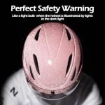 Odoland Adults Bike Helmet with Removable Magnetic Sun Visor, Adjustable Dial Fit Bicycle Cycling Helmet for Mountain Road Bike, Certified Lightweight MTB Ebike Helmet for Men Women, Shinning Pink