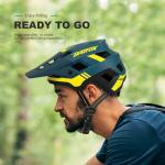 BATFOX Bike Helmet,Mountain Bike Helmet Helmets for Men Women Adults Youth (Dark Green, L(58-61CM))