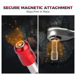 ROCKBROS Bike Tool Kits 14 in 1 Multi-Function Bike Repair Kits Portable Foldable Bike accessories Reversible Ratchet Wrench with 10 Bits 2 Tire Levers