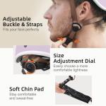 Bike Helmet for Adult [Safety Certified], Adjustable Bicycle Helmet for Men & Women, Cascos para Bicicletas, Cycling Helmet for Commuting, Road Biking, Skating with Adjustable Dial, Light Purple