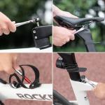ROCKBROS Bike Tool Kit, Mini Bike Multitool, 12-in-1 Portable Bike Repair Kit, Durable Mini Ratchet Set, Maintenance Accessories for Ebike Road Mountain Bike Travel & Home (1)