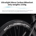 SAVADECK SLR8-Ultegra Full Carbon Road Bike with Shimano 105 R8170 24S Set for Adults, (Wave Pattern(W45), Blue, 54cm)