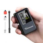 GIGA PUMP 120 PSI Rechargeable Mini Bike Pump, Bicycle Pump with Digital Pressure Gauge, 3.8oz Portable Bike Air Pump Tire Inflator, Mountain,Presta & Schrader Valves,Preset Pressure & Auto Shut Off