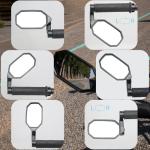 BriskMore Bar End Bike Mirrors, High–Definition Convex Glass Lens for Scooter Electric Bicycle, Scratch Resistant, Ebike Safe Rearview Mirror for Left Side BT-022L