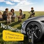 Philoent Tire Inflator Portable Air Compressor for Car Tires with Gauge, 150PSI Fast Bike Air Pump for Auto, Motorcycle, Bicycle, Balls, Digital Tire Pump with LED Light, Auto Shut-Off