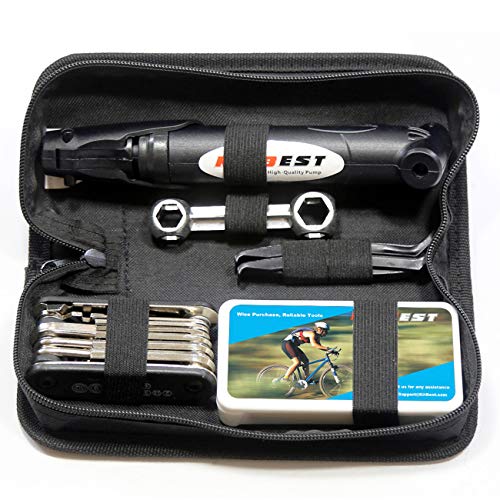 KITBEST 16-in-1 Bike Repair Tool & Mini Pump