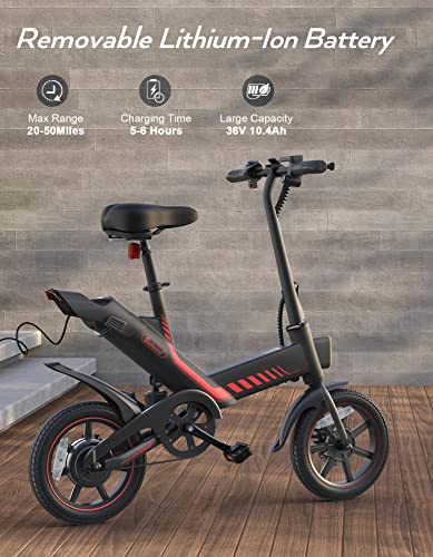 Sailnovo 14'' Folding E-Bike with 350W Motor