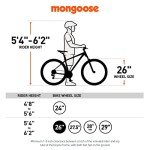 Mongoose Malus Fat Tire Mountain Bike, 26-Inch