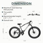 Outroad 26" Fat Tire Mountain Bike, 21-Speed