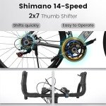 OPULHAUS 700c Aluminum Road Bike - 14 Speed