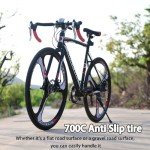EUROBIKE 21-Speed Road Bike with Disc Brakes