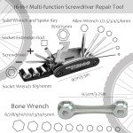 Bicycle Tire Repair Kit with Portable Pump