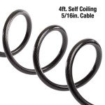 Secure Bike Lock Cable with Combination - Black