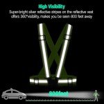 SAWNZC Reflective Vest Set for Cycling and Safety