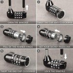 Kurtzy 4-Digit Waterproof Bike U-Lock