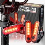 BLITZU Cyborg 120T USB Rechargeable Bike Tail Light