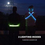 Rechargeable LED Reflective Safety Belt for Cycling