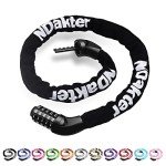 NDakter 100cm Bike Lock Chain with Resettable Code