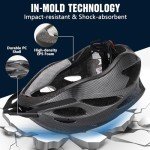 Zacro Lightweight Safety Bike Helmet with Visor