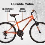 Pacific Mountain Sport 24-Inch Hardtail Mountain Bike