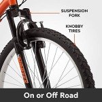 Pacific Mountain Sport 24-Inch Hardtail Mountain Bike