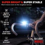 Shark 500 USB Rechargeable Bright Bike Light Set