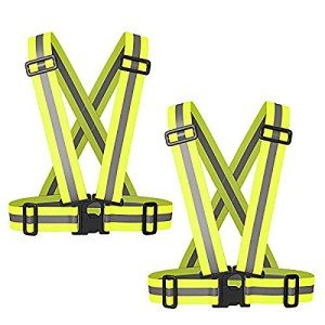 Reflective Adjustable Safety Vest for Cycling & Running