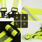 Reflective Adjustable Safety Vest for Cycling & Running