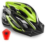 Lightweight Bike Helmet with LED Light & Visor