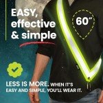 Reflective Sash for Safe Night Walking & Running