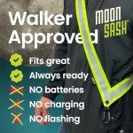 Reflective Sash for Safe Night Walking & Running