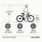 Hiland 700c Road Bike - 14 Speed Commuter