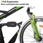 Hiland 26" Full-Suspension Mountain Bike - 21 Speeds