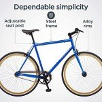 Schwinn Kedzie Lightweight Fixie Bike - Blue