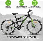 Hiland 26" Full-Suspension Mountain Bike - 21 Speeds