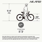 HILAND 26" Mountain Bike with 21-Speed Drivetrain