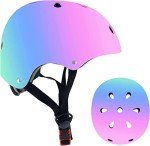 Adjustable Color Gradient Helmet for Kids and Adults