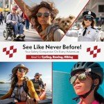 Bike Peddler Cycling Eyeglass Mirror - Take A Look