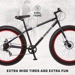 Mongoose Dolomite Fat Tire Mountain Bike - Marine Blue