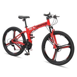 Ktaxon 26-Inch Foldable Mountain Bike - 21 Speed