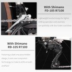Lightweight SAVADECK Carbon Road Bike with R7120 Groupset