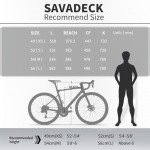 Lightweight SAVADECK Carbon Road Bike with R7120 Groupset