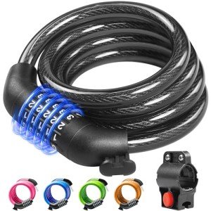 High Security 5-Digit Bike Lock Cable